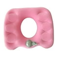 thumbnail image 4 of Cojín inflable para asiento de Donut, cojín para asientos de avión, coches y trenes rosa, 4 of 8