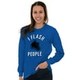 thumbnail image 3 of Flash People Photography Funny Saying Long Sleeve TShirt Men Women Brisco Brands X, 3 of 6