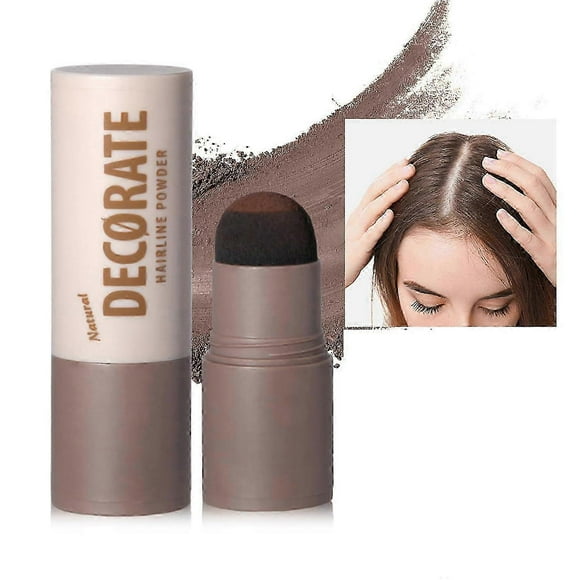 Hair Powder Stick, Hairline Powder Stick, Root Touch Up for Thinning Hair, Grey Hair Shadow Cover Up, Instantly Root Concealer for Natural Voluminous