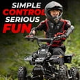 thumbnail image 3 of FRP FA40-NEO 40cc Teen Gas ATV, Gas Powered 4 Wheeler for Teens 13+, 4-Stroke Beginner ATV, Up to 13 MPH, Adjustable Speed, Safety Switches, Front & Rear Brakes - Black, 3 of 9