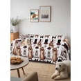 thumbnail image 6 of Happy Groundhog Day Couch Cover, Vintage Cartoon Black Hat Groundhog Sofa Cover Blanket for 1 Seat Cushion, Sectional Sofa Slipcover Furniture Protector for Living Room Bedroom 71''x91'', 6 of 9