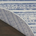 thumbnail image 6 of Nourison Whimsicle Bohemian Eclectic Ivory Blue 5' x round Area Rug, (5' Round), 6 of 9