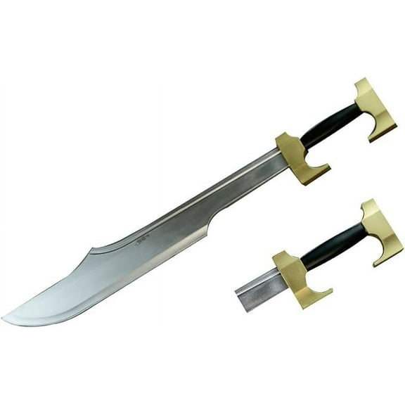 Otaku Gear Foam Display Prop – Gold and Silver Spartan-Inspired 32.5 Inch Collector's Accessory