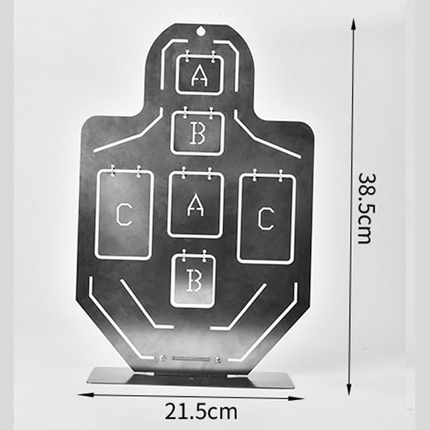 Cible d'entraînement en métal en acier inoxydable, cible de tir