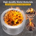thumbnail image 3 of Fire Pit StBoo, portátil, grande, de hierro fundido, de 20 pulgadas, para exteriores, 3 of 6