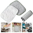 thumbnail image 2 of Non-Scratch Wire Dishwashing Rags - Reusable Silver Mesh Cleaning Cloth for Pots/Pans, Wet & Dry Kitchen Scrubber (16x12cm), 2 of 7