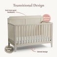 thumbnail image 5 of Little Seeds Little Seeds Sprig 6-in-1 Convertible Crib, Acorn, 5 of 13