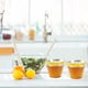 thumbnail image 4 of Bearachild 100 unids/set vasos de bebida versátiles y prácticos hechos con poliestireno taza de bebida fácil de transparente Mostrada borde plateado, 4 of 6