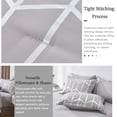 thumbnail image 4 of Davulos Twin Comforter Set Grey,5 Pieces Bed in a Bag Geometric Bed Sets Luxury Stripe Bedding Set with Comforters,Sheets,Pillowcases & Shams, 4 of 9