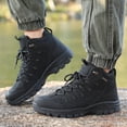 thumbnail image 6 of LASUDRAA Men's Hiking Boots Non-Slip Lightweight Ankle-High Boots Breathable Hiker Trekking Shoes, 6 of 9