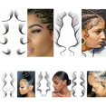 thumbnail image 3 of s temporales para el cabello de bebé a prueba de agua para crear la forma del cabello de bebé real para mujeres y niñas, peluquería DIY, F 5 piezas, 3 of 8