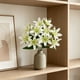 thumbnail image 4 of Artificial Lilys Bouquet And Versatile Faux Floral Decor For Home Weddings And Events Ideal For Photography And Ambiance Styling, 4 of 6