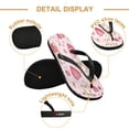 thumbnail image 3 of YAZAOOSummer Flip Flops Creatively Love Parade Simple Beach Sandals, 3 of 8