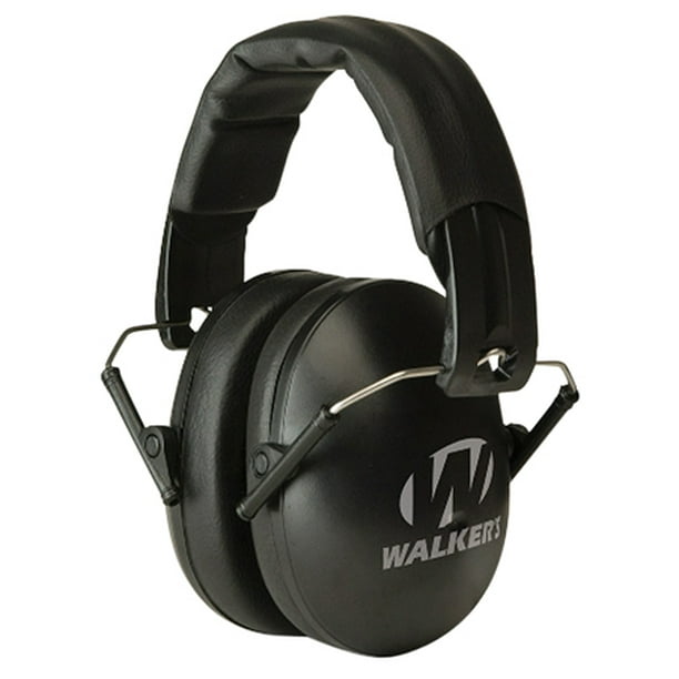 Walkers Game Ear Youth & Women Folding Ear Muff in Black, 27 Db from