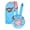Blue Tony2 Chop, variant on Anime Durag and Silk Bonnet 2pcs Set for Men Women, Silky Design Satin Fabric Comfort Compression, Tony Blue