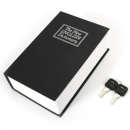 Ktaxon Dictionary Secret Book Hidden Safe Money Box Home Security Key Lock Medium (Best Hidden Wall Safe)