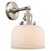 Innovations Lighting 203Sw Large Bell Large Bell 1 Light 12" Tall Bathroom Sconce - White