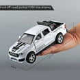 thumbnail image 4 of 1:32 Scale Ford F350 Red Alloy Pickup Truck Model with Detachable Spare Tire, Back Force Function, Flashing Lights & Sound Effects – Interactive Educational Toy for Kids 7-14, Packaged in a Colorful, 4 of 6