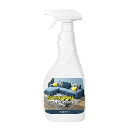 Cevemin 500ML No-Rinse Fabric Cleaner – Foam Type Stain Remover and Odor Neutralizer for Suede Sofa Curtain Carpet Upholstery and Home Fabric Care
