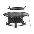 thumbnail image 5 of Mainstays 40-inch Wood Burning Ranch Fire Pit with Removable Stainless Steel Cooking Grate and Convenient Lid, 5 of 9