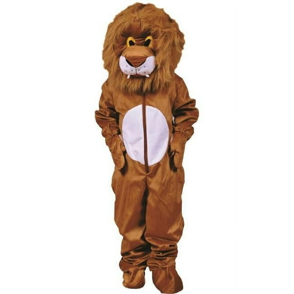 Dress Up America 588-XL Plush Lion Mascot Costume - Extra Large - Age Group 16-18 Years