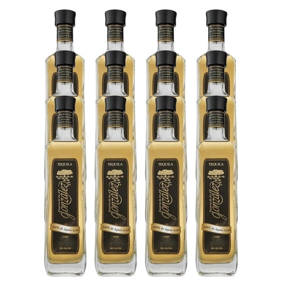 Pack de 12 Tequila Reserva De Los Gonzalez Añejo 700 ml