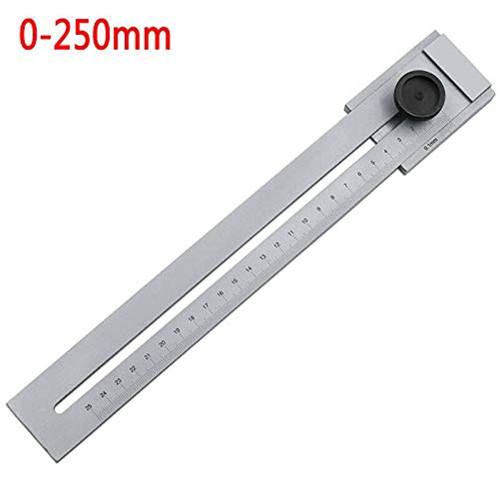 200Mm//250Mm//300Mm Screw Cutting Marking Gauge Mark Scraper Tool For Woodworking Measuring 0-200mm