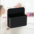 thumbnail image 5 of AGCAN Magnetic Pen Holder, Dry Erase Marker Holder for Whiteboard Fridge, Marker Organizer Locker Accessories, 2 Pack, Black, 5 of 9