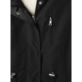 thumbnail image 3 of Ma Croix Womens Anorak Jacket Adjustable Fit Lightweight Military Sherpa Lined Cargo Parka Warm Windbreaker With Detachable Fur Hood, 3 of 6