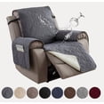 thumbnail image 2 of Waterproof Recliner Chair Covers Non- Reclining Cover for Recliner Chair Washable Chair Seat Slipcover with Pocket Sofa Slipcovers for Kids Pets.ï¼Beigeï¼, 2 of 8