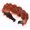 Wide fiery red headband, variant on Braided Headbands for Women Wide  With  Synthetic Stretchy Hair Braid Headpiece Thick Woven Hair Band for Girls headband (Wide fiery red headband, Free)