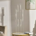 thumbnail image 5 of 8 Arm Acrylic Candelabra LED Candle Holder Wedding Christmas Decor, 5 of 8