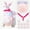 Pink, variant on Disposable Rabbit Diapers,Small Pee Pads,with Rabbit Suspenders for Diapers Female,Squirrel Diapers,for Bunny Guinea Pig Kitten Hedgehog Sindoor and Outdoor Activities.(10PCS)
