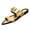 Yellow, variant on Flat Sandals for Women Dressy, Vacation Sandals for Women, Flat Sandals for Women, Women's Leopard Print Metal Accent Toe Loop Slides, Open Toe Flat Sandals for Summer, Leopard Print 7.5
