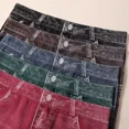 thumbnail image 4 of Ropa interior vaquera de simulación sin costuras para mujer, Boxer de cintura media transpirable de alta elasticidad, ropa interior y exterior, 4 of 5
