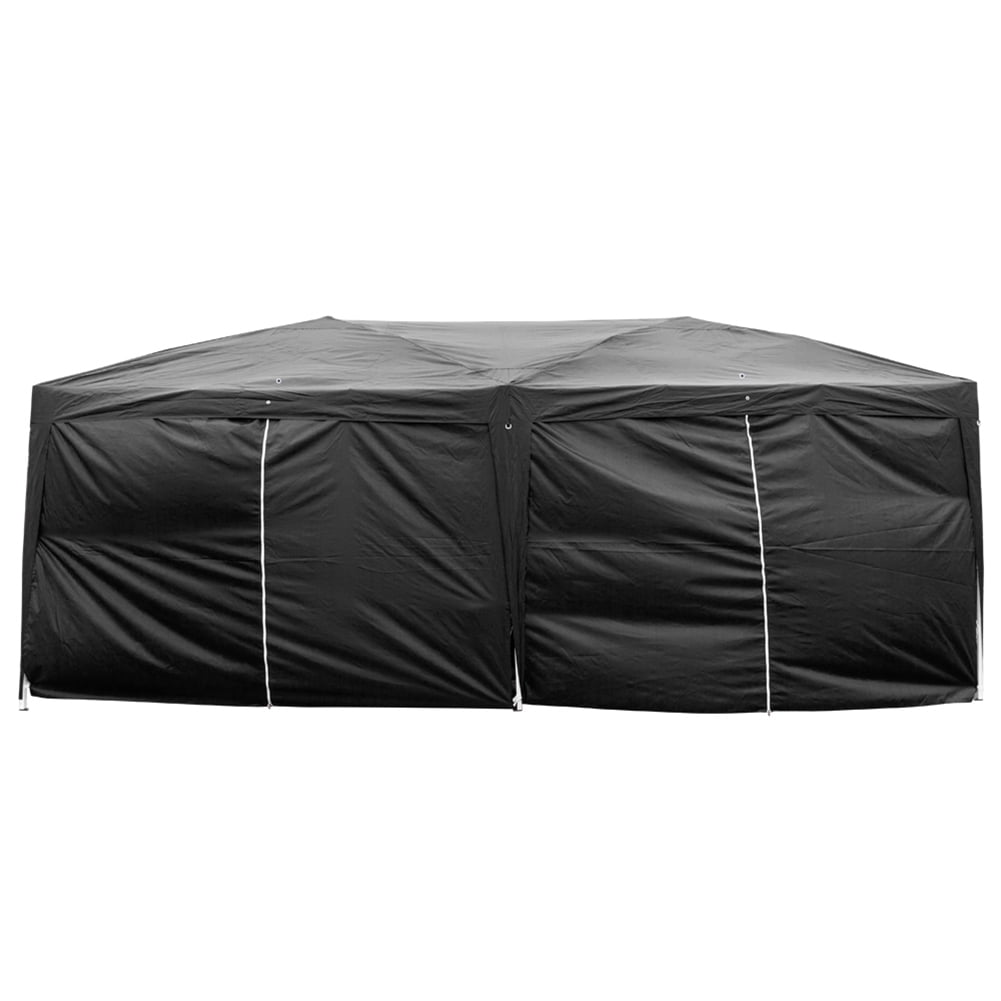 Aimee Lii 180"x236" Canopy Tent Awnings for Decks, Backyard Canopy Gazebo, Outdoor Patio Awnings for Party BBQ Events, Easy Set Up, Waterproof, Black
