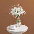 thumbnail image 3 of 20pcs Artificial Calla Lily Flowers White for DIY Bridal Wedding Bouquet Centerpieces Home Decor (White), 3 of 5