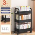 thumbnail image 1 of Small Cart Storage Rack Kitchen Floor To Ceiling Multi Layer Snacks Baby Living Room Bedroom Bathroom Mobile Storage Rack, 1 of 5