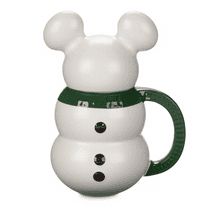 Disney Parks Mickey Snowman Christmas Holiday Coffee Mug