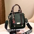thumbnail image 4 of Bolso Mano Gran Capacidad para Mujer Piel Sintética Con Trabajar Y Salir () Verde, 4 of 8