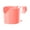 Pink, variant on Poolside Hanging Cup Holder, Drainable Splash-Proof Plastic Drink Caddy, Rail Mount Storage Rack For Above Ground Pools, Hot Tubs, Patio Decks And Outdoor Railings-（Blue）