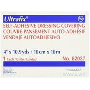 Derma Sciences 62037 Ultrafix Self-Adhesive Dressing Retention Tape, 4" Width x 11 yd Length