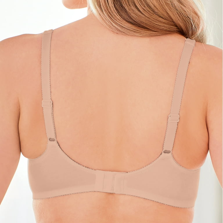 Collections Etc 2-Pack Seamless Bandeau Bras with Removable Pads - Strapless  or Off-the-Shoulder Styles 