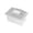 Grey, variant on Portable Reptile Habitat Tank, Terrarium with Handle and Ventilation Holes, Ideal for Small Reptiles, Amphibians, and Fish, 9.1 x 5.1 x 6.1 Inch
