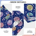 thumbnail image 6 of FORMRS Kids Pajama Pants with Pockets Size 13-14Y Boys Lounge Sleep Bottoms, Blue Colorful Candies, 6 of 8