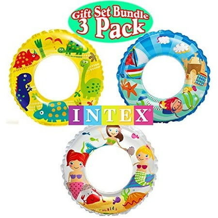 UPC 638037704938 product image for Intex Ocean Reef Transparent Swim Rings 