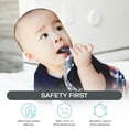 thumbnail image 7 of Grabease Baby Silicone Spoon Set for Baby-Led Weaning & First Stage Self-Feeding: Soft, Safe 100% Food-Grade Silicone; BPA-, PVC- Latex- & Phthalates-Free and Dishwasher Safe; Set of 2 Gray Spoons, 7 of 7