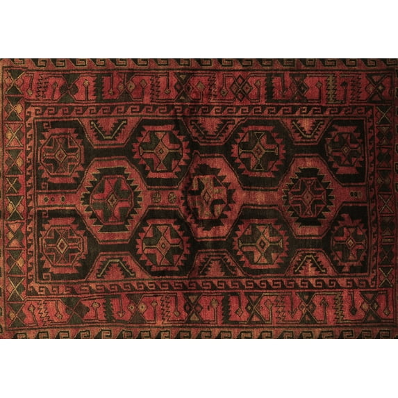 Ahgly Company Indoor Rectangle Persian Brown Traditional Area Rugs, 8' x 12'