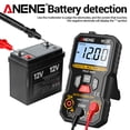 thumbnail image 2 of ANENG Multi-function Digital Multimeter NCV Voltage Tester AC/DC Voltage Current Meter Resistance Capacitance Diode Test Live Wire Check Battery Detection Auto Shut Off On/Off Beep ,Black, 2 of 10