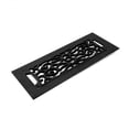 thumbnail image 5 of Heat Air Vent Registers Grille Cast Victorian Black Air Vent Renovators Supply, 5 of 8